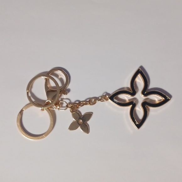 Elegant Gold/Black Keychain - Picture 2 of 2